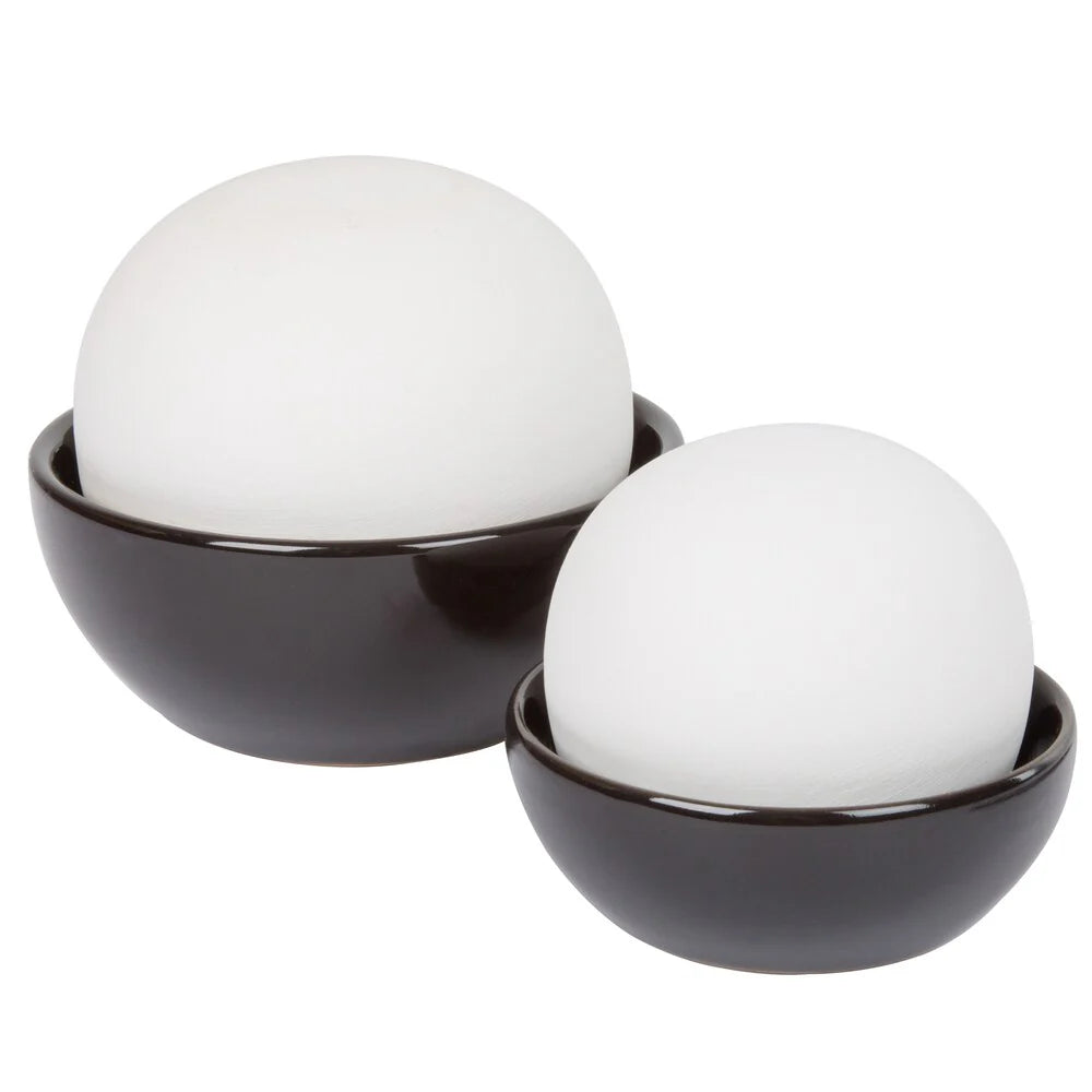Set of 2 Portable Humidifiers - Non-Electric Humidifier Set for Home Office - Ceramic Apartment Essentials by  (Black)