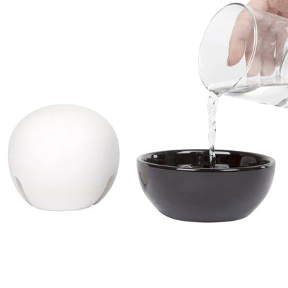 Set of 2 Portable Humidifiers - Non-Electric Humidifier Set for Home Office - Ceramic Apartment Essentials by  (Black)